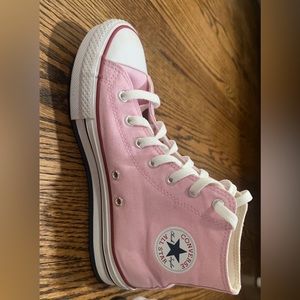 -Pink Platform converse